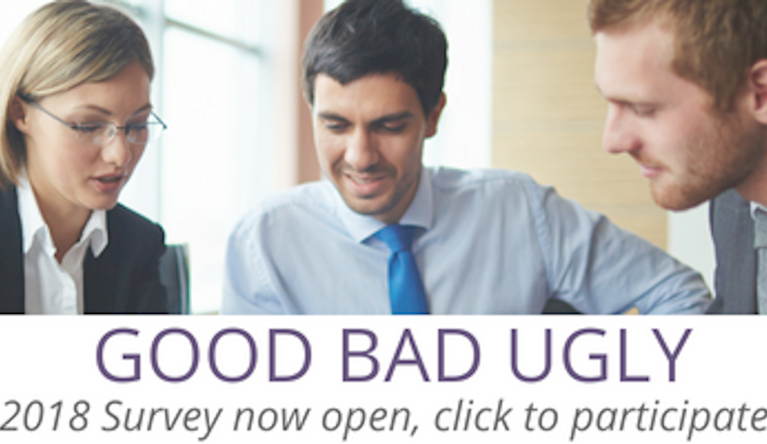 Good Bad Ugly 2018 – Benchmarking survey is now open