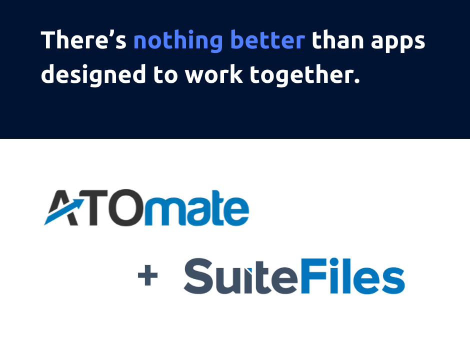 ATOmate & SuiteFiles launch their integration to automate the sorting, signing, and filing of all ATO correspondence.