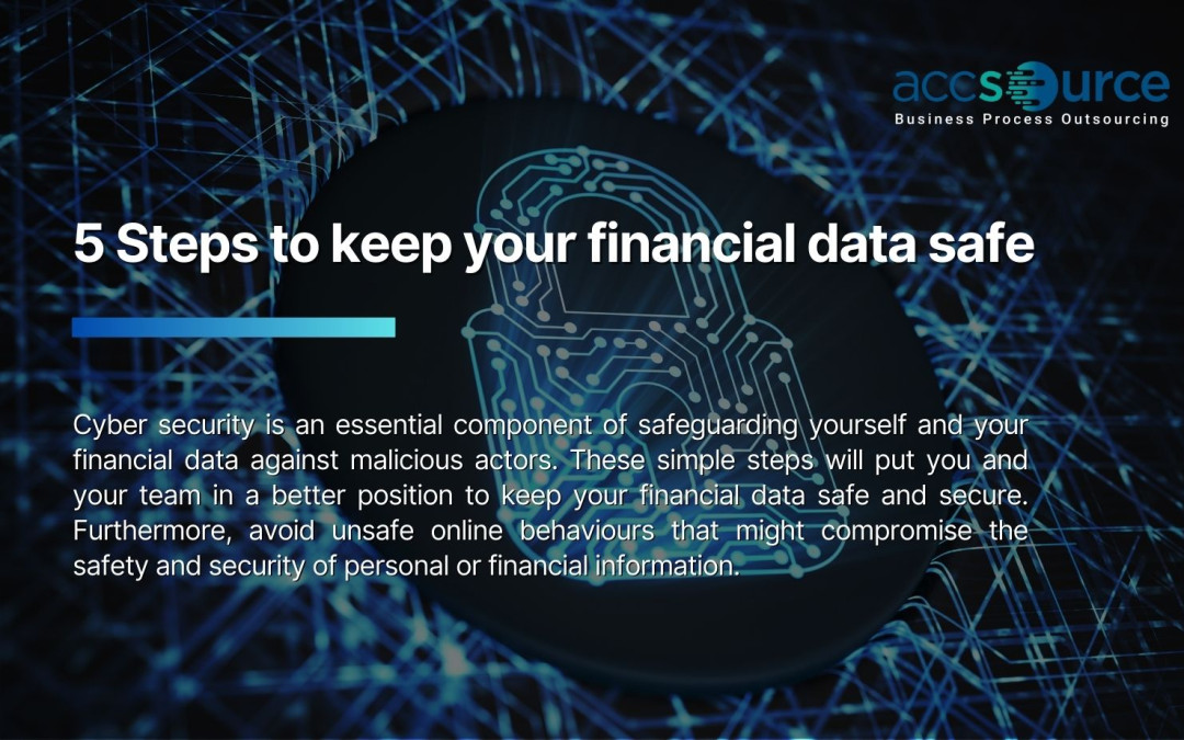 5 Steps to keep your financial data safe